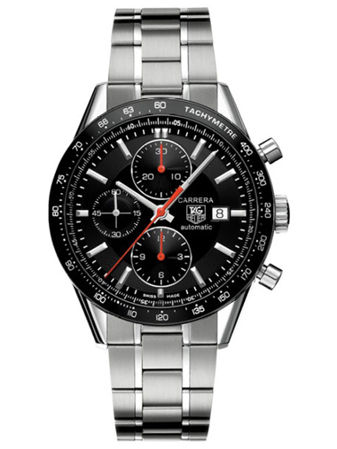 Tag Heuer Carrera Automatic Chronograph Mens Wristwatch CV2014.B - Click Image to Close